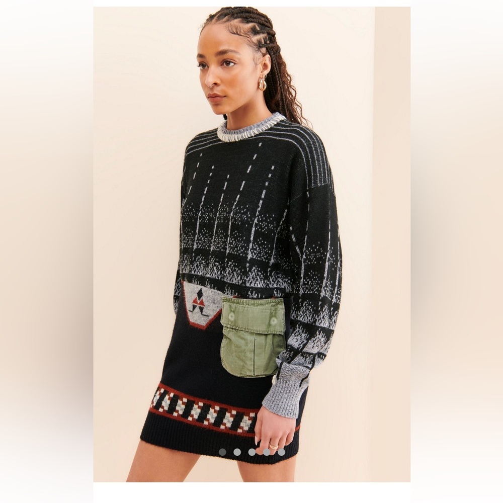 Riley Vintage Free People Sweater Dress One of a Kind. Size S